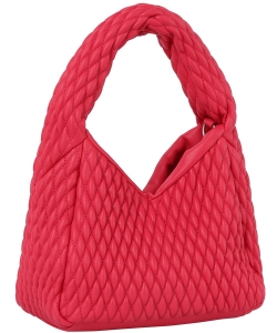 Quilted Single Handle Mini Tote Bag JYE-0498 FUCHSIA